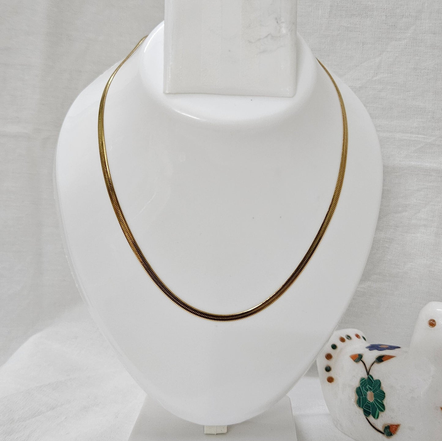 Thyra- Anti-Tarnish Golden Snake Chain (Unisex)