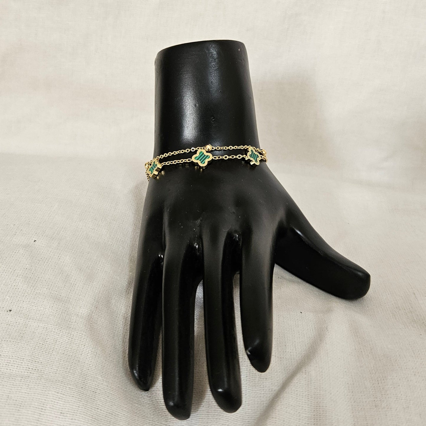 Zelune- Anti-Tarnish Double Chain Bracelet