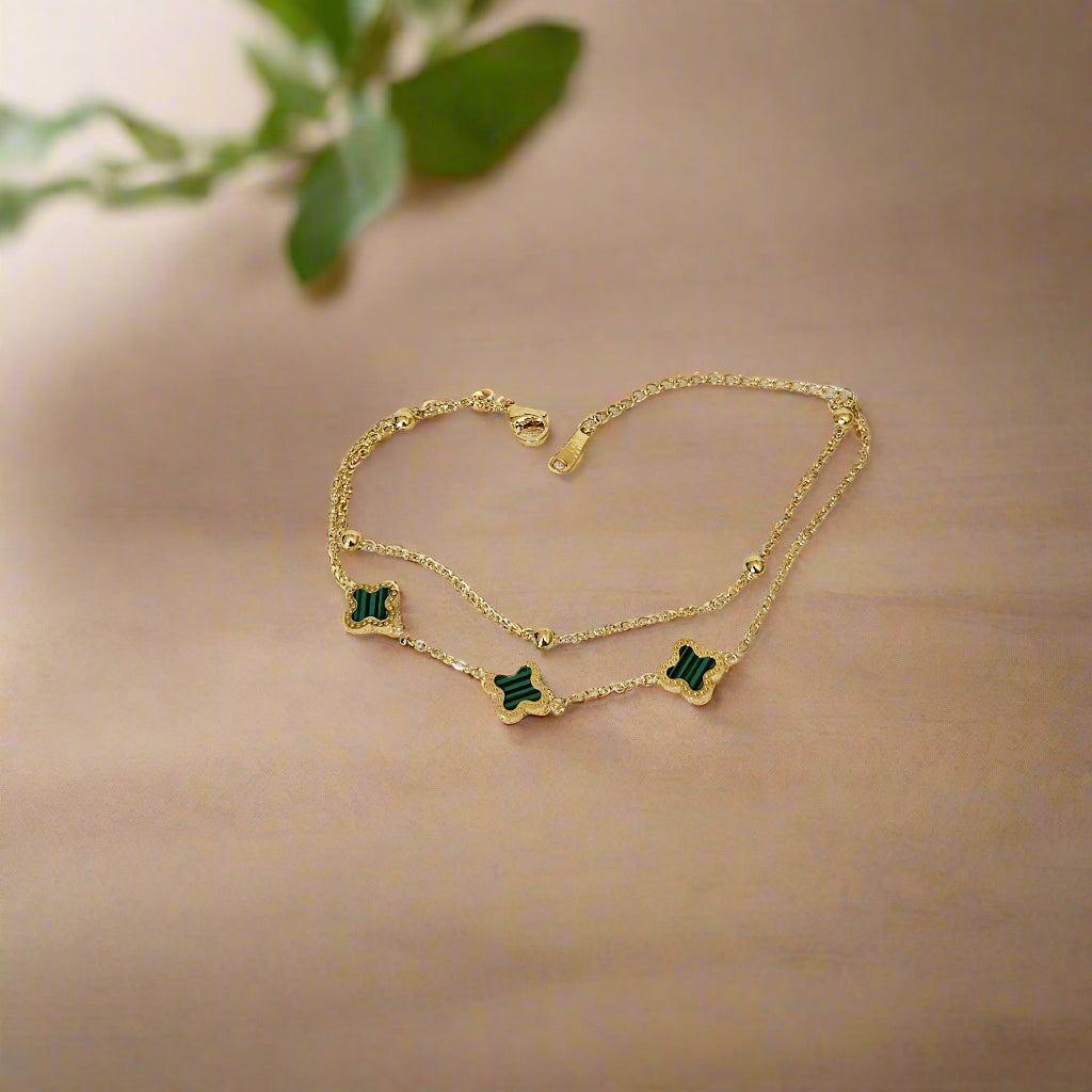 Zelune- Anti-Tarnish Double Chain Bracelet