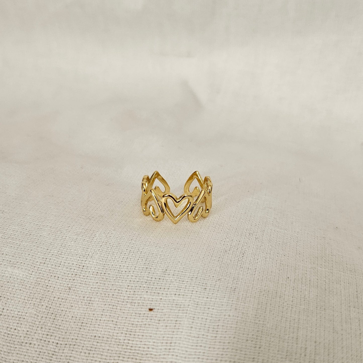 Veyna- Anti-Tarnish Ring (Adjustable)