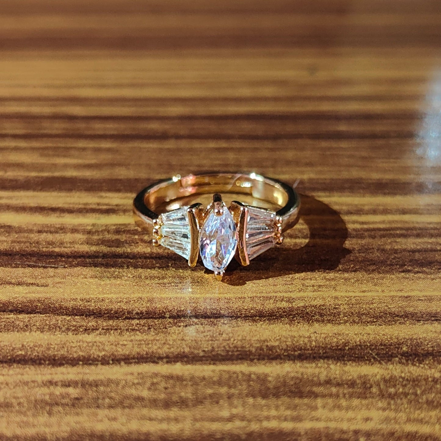 Gleamora - AD Adjustable Ring for Women