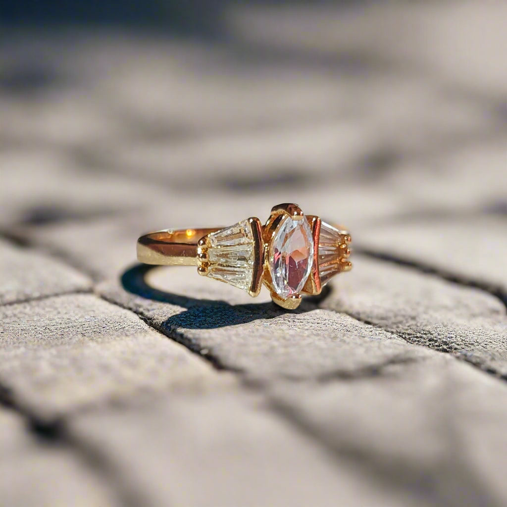 Gleamora - AD Adjustable Ring for Women