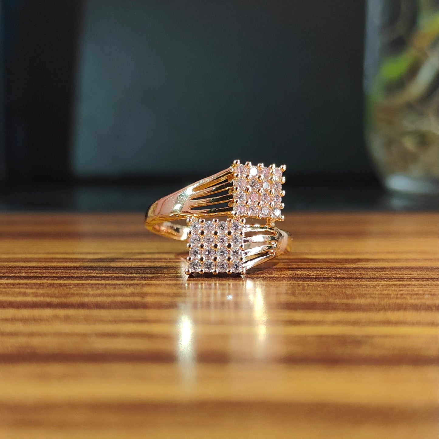 Zyora - AD Adjustable Ring for Women