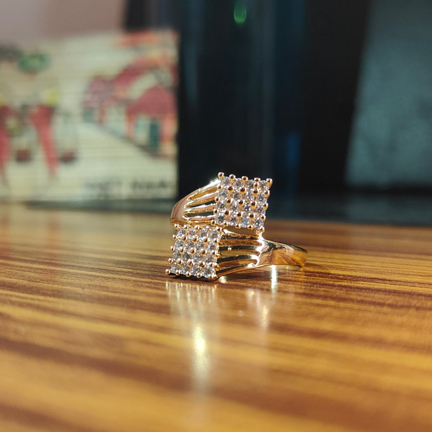 Zyora - AD Adjustable Ring for Women