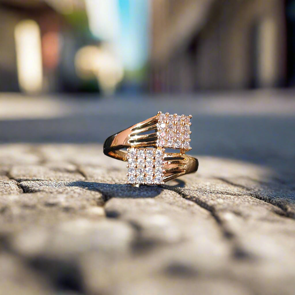 Zyora - AD Adjustable Ring for Women
