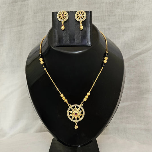 NoorAura- Mangalsutra Pendant Set for Women