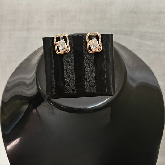 Tavira- Rose Gold Studs Earrings for Girls & Women