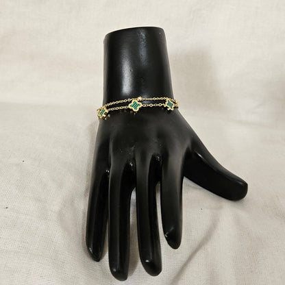 Zelune- Anti-Tarnish Double Chain Bracelet