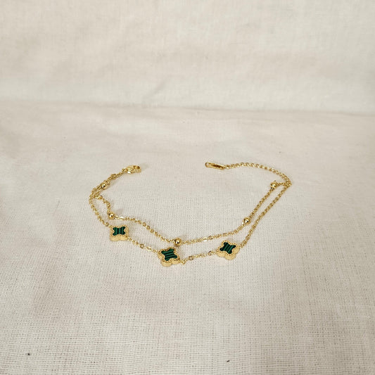 Zelune- Anti-Tarnish Double Chain Bracelet