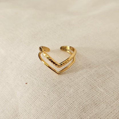 Velin- Anti-Tarnish Ring (Adjustable)