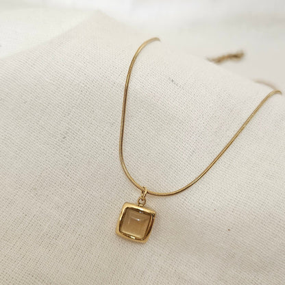 Aurika- Anti-Tarnish Chain Pendant
