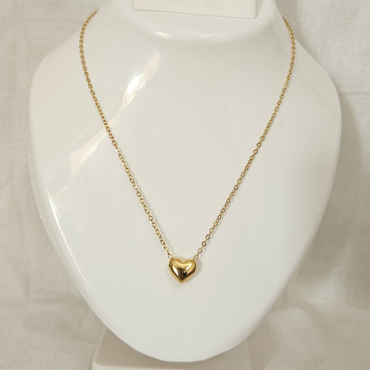 Preya- Anti-Tarnish Heart Chain Pendant