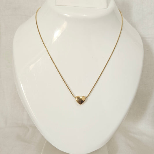 Roohana- Anti-Tarnish Heart Chain Pendant