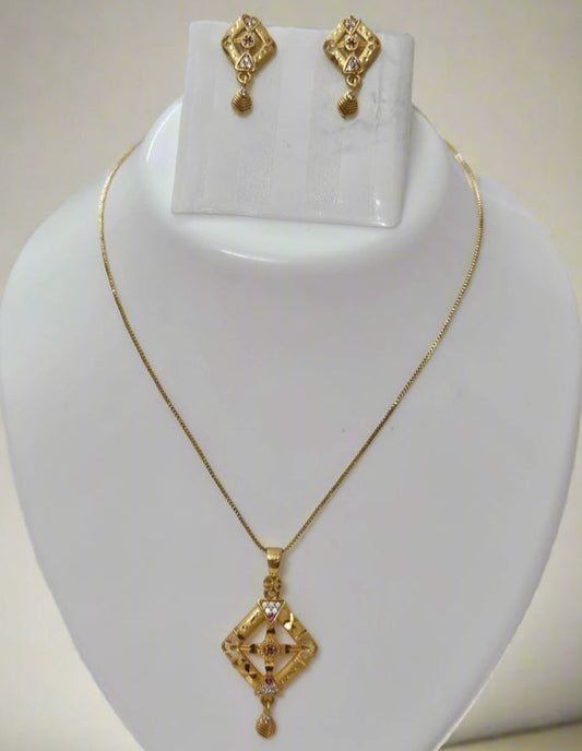 Glow Ensemble- Chain Pendant Set for Girls & Women