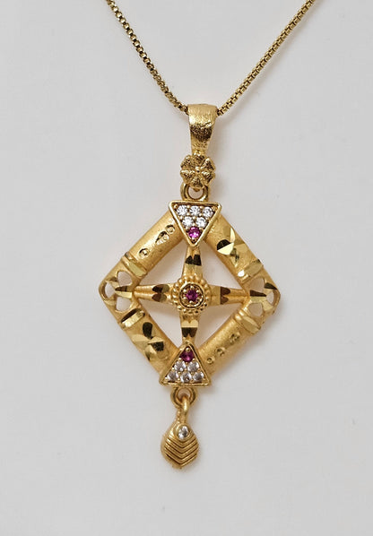 Glow Ensemble- Chain Pendant Set for Girls & Women