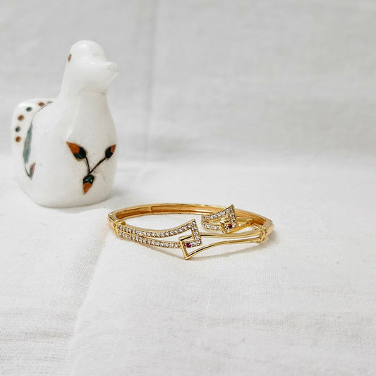 Aurea Duo - Micro Gold Plated Bracelet & Ring Duo for Girls & Women