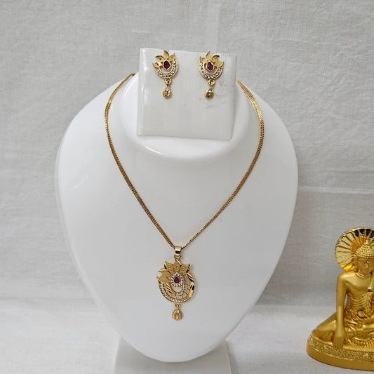 Aarvi – Chain Pendant Set for Girls & Women