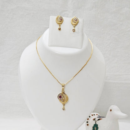 Tvesha– Chain Pendant Set for Girls & Women