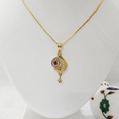 Tvesha– Chain Pendant Set for Girls & Women
