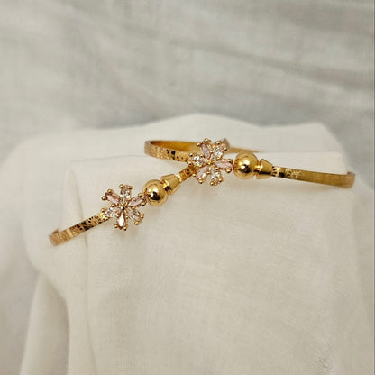 Forever Gleam- Kada Pair| Bracelet for Girls & Women (Adjustable)