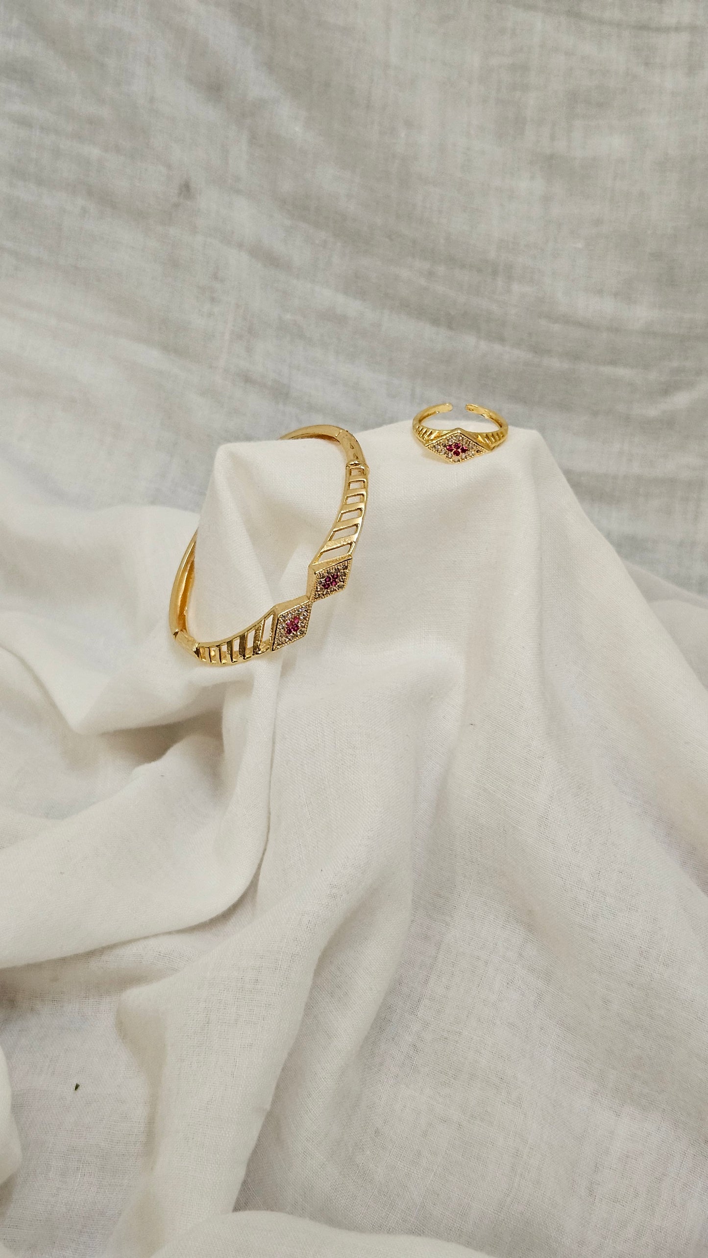 Aurea Duo - Bracelet & Ring Duo for Girls & Women