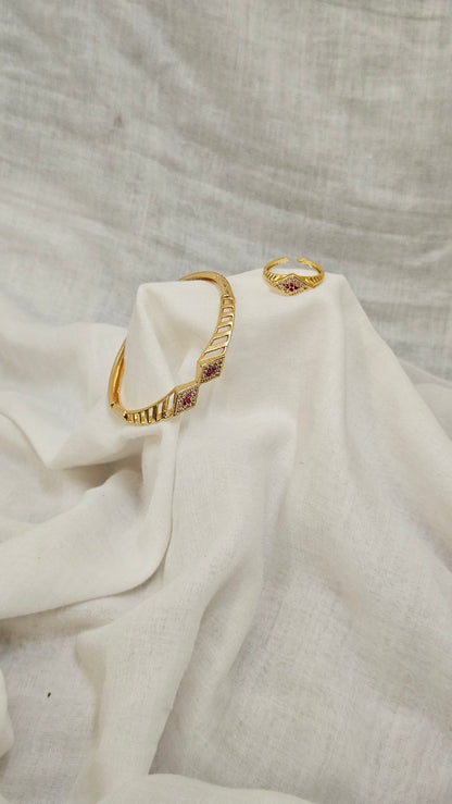 Aurea Duo - Bracelet & Ring Duo for Girls & Women
