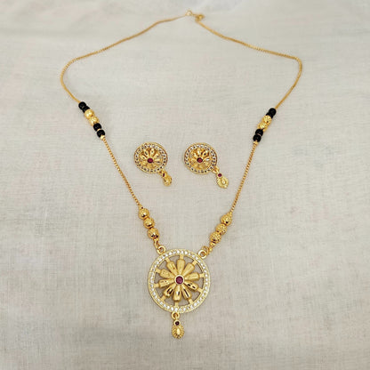 NoorAura- Mangalsutra Pendant Set for Women
