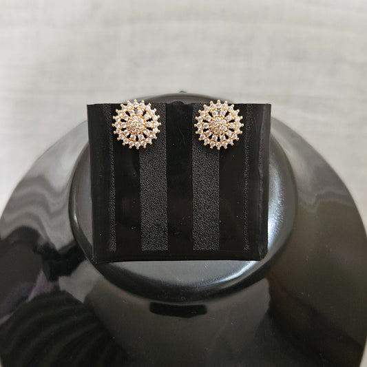 Cirra- Rose Gold Studs Earrings for Girls & Women