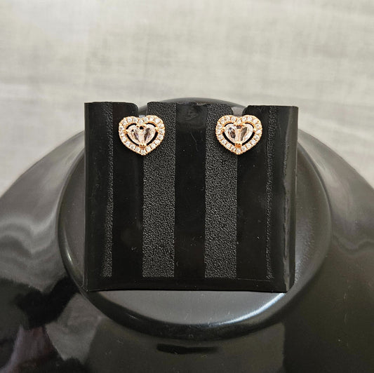 Deara- Rose Gold Studs Earrings for Girls & Women