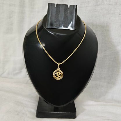 Divine Om- Chain Pendant (Unisex)