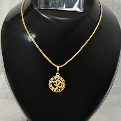 Divine Om- Chain Pendant (Unisex)
