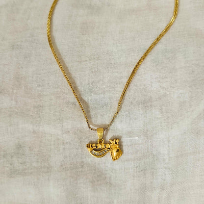 Divine Bansuri- Chain Pendant (Unisex)