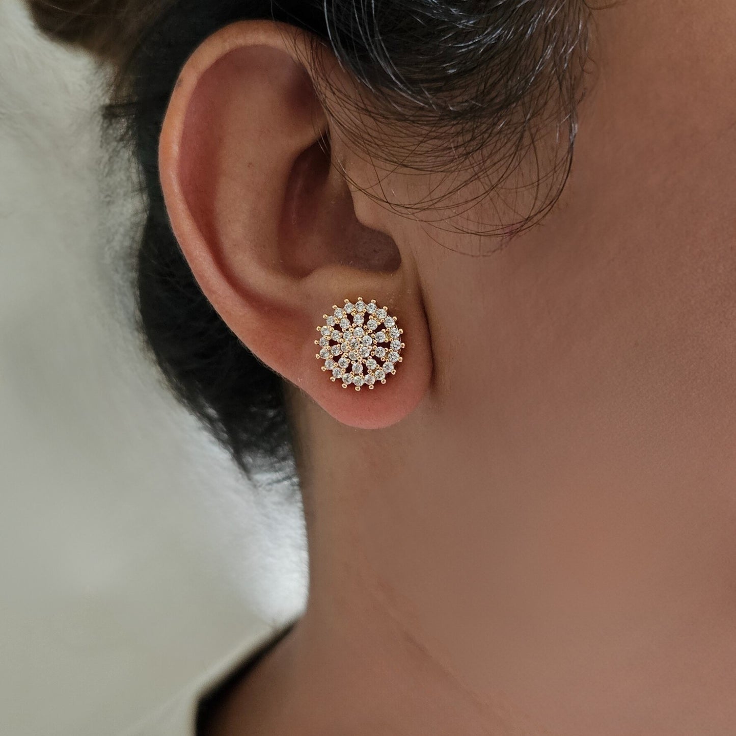 Cirra- Rose Gold Studs Earrings for Girls & Women